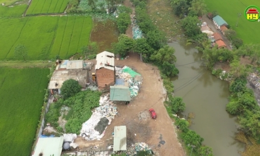 Chuyển đổi sai mục đích, gây ô nhiễm mỗi trường ở xã Đồng Tiến