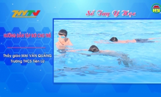 Hướng dẫn tập bơi cho trẻ