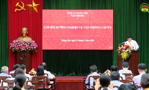 Bồi dưỡng nghiệp vụ văn phòng cấp uỷ