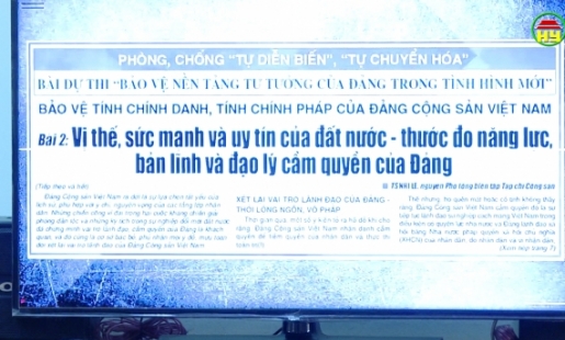 Đấu tranh phản bác quan điểm sai trái trên môi trường mạng