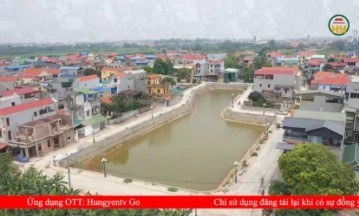 Xã Nghĩa Hiệp tháo dỡ vi phạm trả lại mặt bằng ao làng