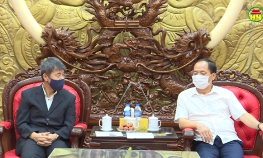 Chủ tịch UBND tỉnh làm việc với doanh nghiệp 