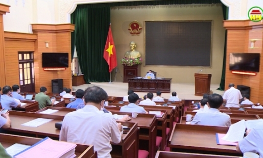 Giao ban UBND tỉnh