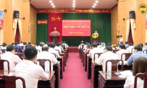 Hội nghị BCH Đảng bộ tỉnh lần thứ 10