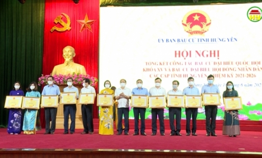 Hưng Yên tổng kết công tác bầu cử