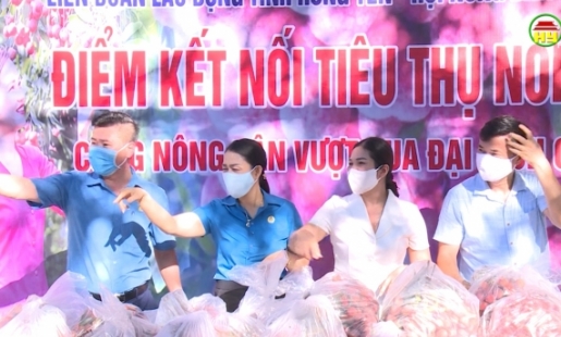 Tiêu thụ trên 40 tấn vải thiều cho tỉnh Bắc Giang