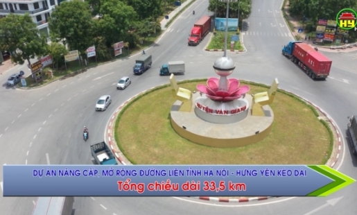 Vài nét về dự án nâng cấp, mở rộng đường liên tỉnh Hà Nội – Hưng Yên kéo dài