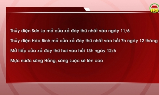 Đảm bảo an toàn hạ du khi xả lũ hồ Sơn La và Hòa Bình 