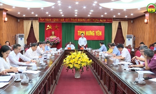 Đảng đoàn Liên hiệp các Hội Khoa học và Kỹ thuật Việt Nam làm việc tại tỉnh Hưng Yên