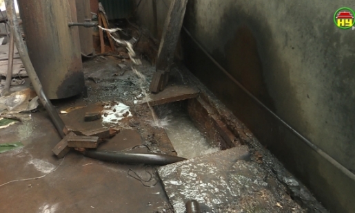 Phát hiện  cơ sở sản xuất xả thải nước thải chưa qua xử lý ra môi trường 