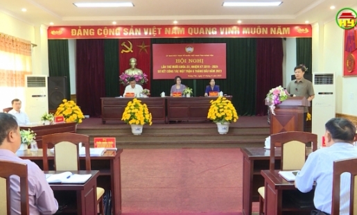  Ban Thường trực Ủy ban MTTQ Việt Nam tỉnh Hưng Yên triển khai công tác mặt trận 6 tháng cuối năm 2023