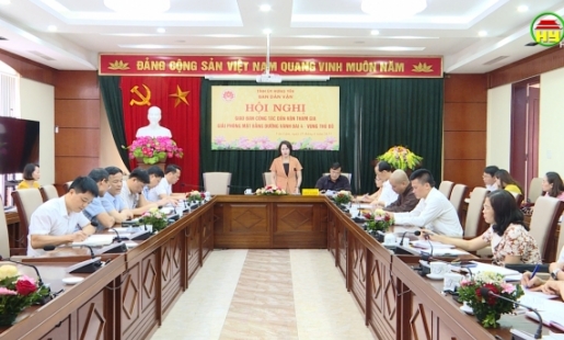 Công tác dân vận GPMB đường Vành đai 4