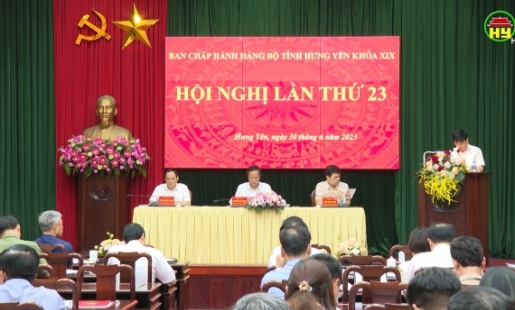 Hội nghị BCH Đảng bộ tỉnh lần thứ 23