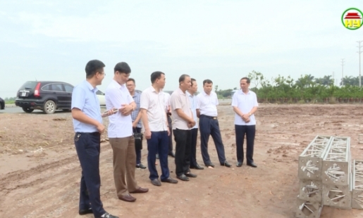 Kiểm tra tiến độ GPMB đường Vành đai 4 - Vùng thủ đô Hà Nội 
