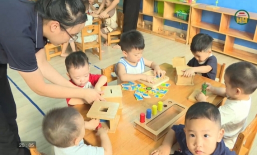 Chăm sóc trẻ mầm non trong tiết nắng nóng