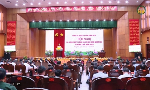 Đảng ủy Quân sự tỉnh triển khai nhiệm vụ 6 tháng cuối năm