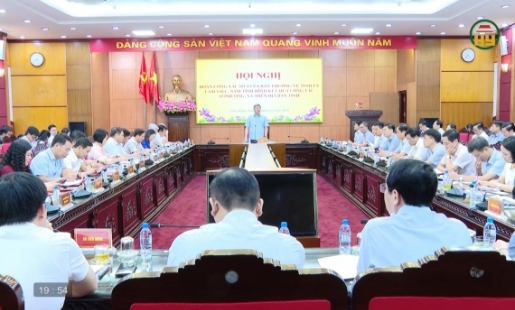 Đoàn công tác của BTV Tỉnh ủy làm việc với một số địa phương 