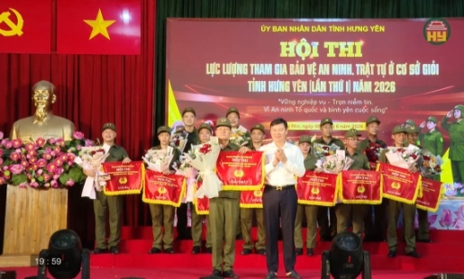 Hội thi lực lượng bảo vệ an ninh, trật tự giỏi 