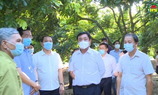 Bộ trưởng Nông nghiệp và PTNN làm việc tại tỉnh Hưng Yên