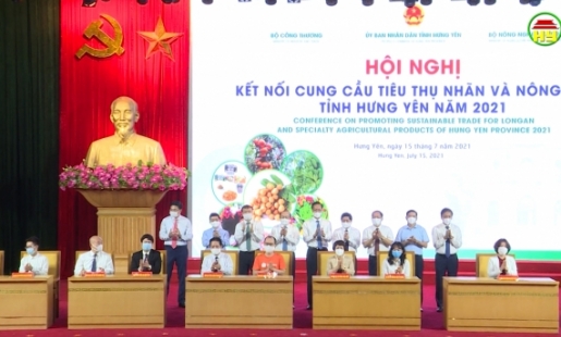Hội nghị kết nối cung cầu, tiêu thụ nhãn và nông sản tỉnh Hưng Yên 