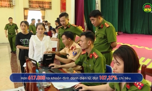 Hưng Yên kích hoạt được trên 600 nghìn tài khoản định danh điện tử