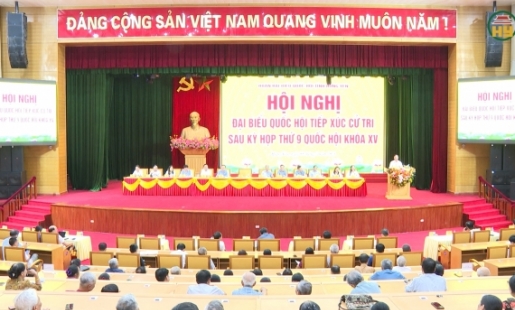 Đoàn đại biểu Quốc hội tỉnh Hưng Yên tiếp xúc cử tri