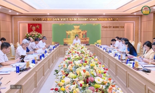 Họp Ban Thường vụ Tỉnh ủy