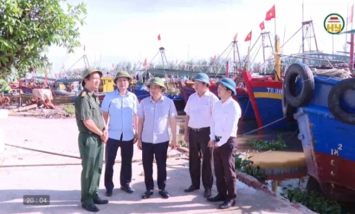 Kiểm tra công tác ứng phó với bão số 1