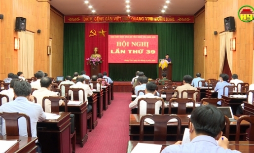 Hội nghị lần thứ 39 BCH Đảng bộ tỉnh Hưng Yên khóa XVIII