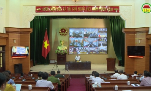 Hưng Yên: Họp trực tuyến BCĐ phòng, chống dịch Covid - 19 với 161 xã, huyện, thị xã, thành phố 
