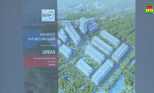 Văn Giang thu hút được 10 dự án đô thị