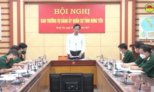 Bí thư Tỉnh uỷ dự Hội nghị Đảng uỷ quân sự tỉnh