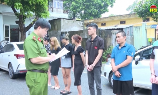 Bắt quả tang nhóm đối tượng sử dụng ma túy tại quán Karaoke