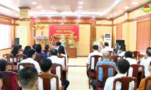 Bổ nhiệm Giám đốc Sở Văn hoá, Thể thao và Du lịch