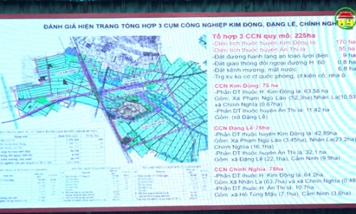 Công bố Quy hoạch chi tiết xây dựng cụm công nghiệp Chính Nghĩa và Kim Động