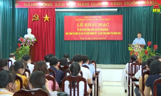 Khai mạc kỳ thi tuyển công chức tỉnh Hưng Yên năm 2022