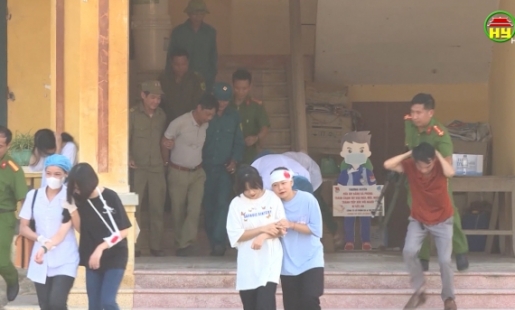 Mỹ Hào diễn tập chiến đấu phòng thủ cụm xã, phường