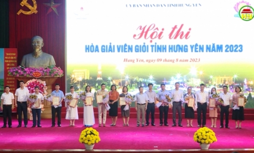 Hội thi hoà giải viên giỏi tỉnh Hưng Yên năm 2023