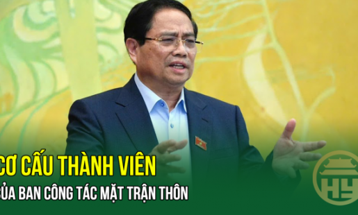 Cơ cấu thành viên của Ban Công tác Mặt trận thôn