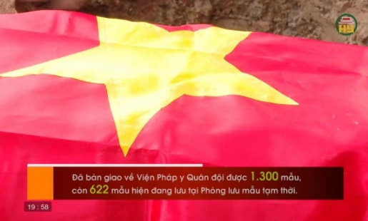  Bàn giao hơn 1.300 mẫu hài cốt liệt sĩ 