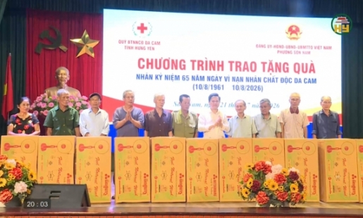Chung tay xoa dịu nỗi đau da cam