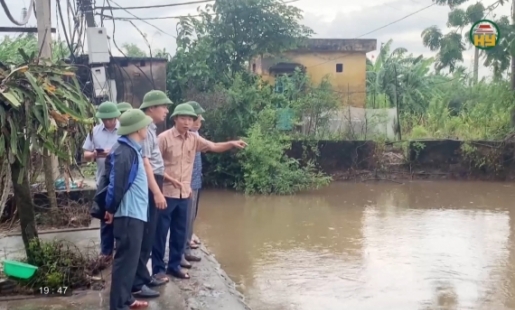 Kiểm tra công tác tiêu úng tại một số địa phương