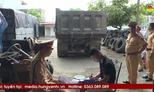Hưng Yên xử phạt gần 6,4 tỷ đồng phương tiện chở hàng hóa quá tải