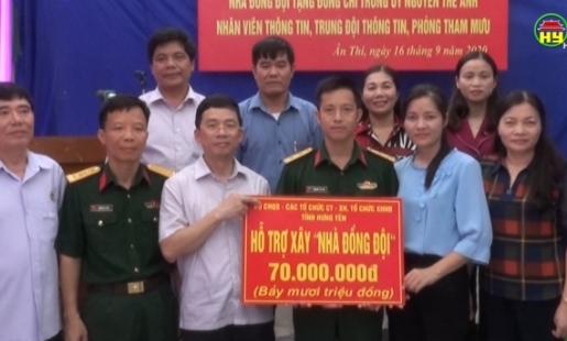 Khánh thành và bàn giao nhà đồng đội