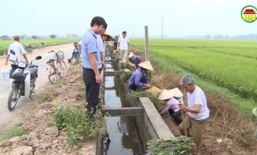 Khoái Châu xây dựng đường giao thông để thúc đẩy kinh tế vùng nông thôn