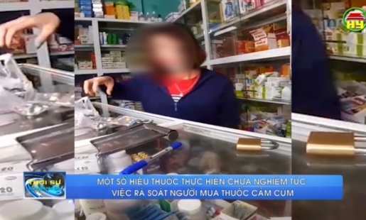 Phòng dịch Covid - 19: Nhiều hiệu thuốc không thực hiện rà soát người mua thuốc cảm cúm