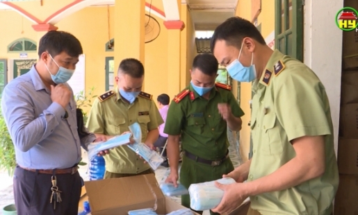 Thu giữ trên 34 nghìn chiếc khẩu trang không rõ nguồn gốc