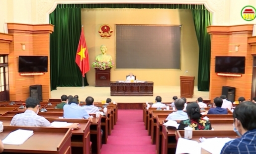 Ban cán sự UBND tỉnh họp với các thành viên