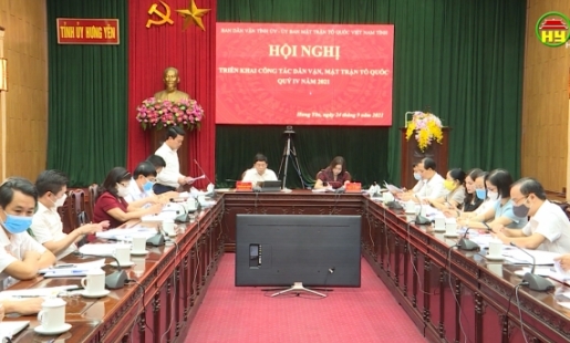 Triển khai công tác Dân Vận và MTTQ Quý IV năm 2021