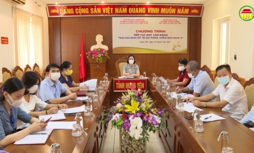 Ủy ban TƯ MTTQ vận động “Toàn dân đoàn kết, ra sức phòng chống dịch Covid-19”